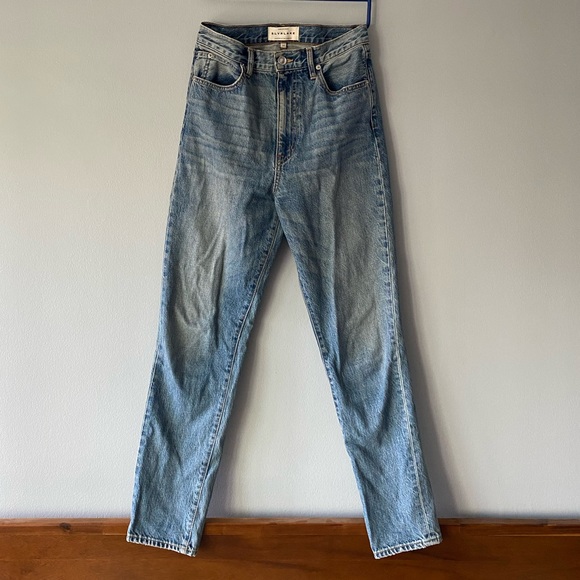 SLVRLAKE Beatnik high rise slim fit jeans size 28 in Don’t be Cruel MSRP $299 - Picture 2 of 7